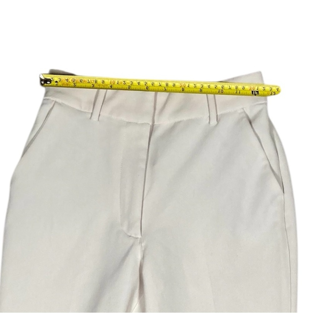 Abercrombie & Fitch Tailored Wide Leg Pants White Size 26​​ - Picture 3 of 8